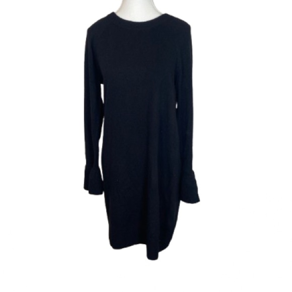 Banana Republic Elegant Black Long Sleeve Dress
